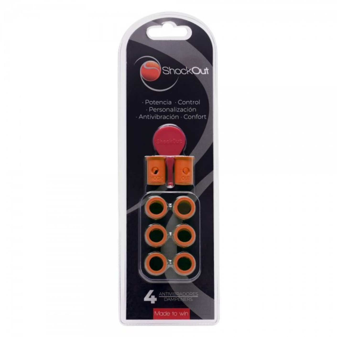 ShockOut Padel Dampers Orange