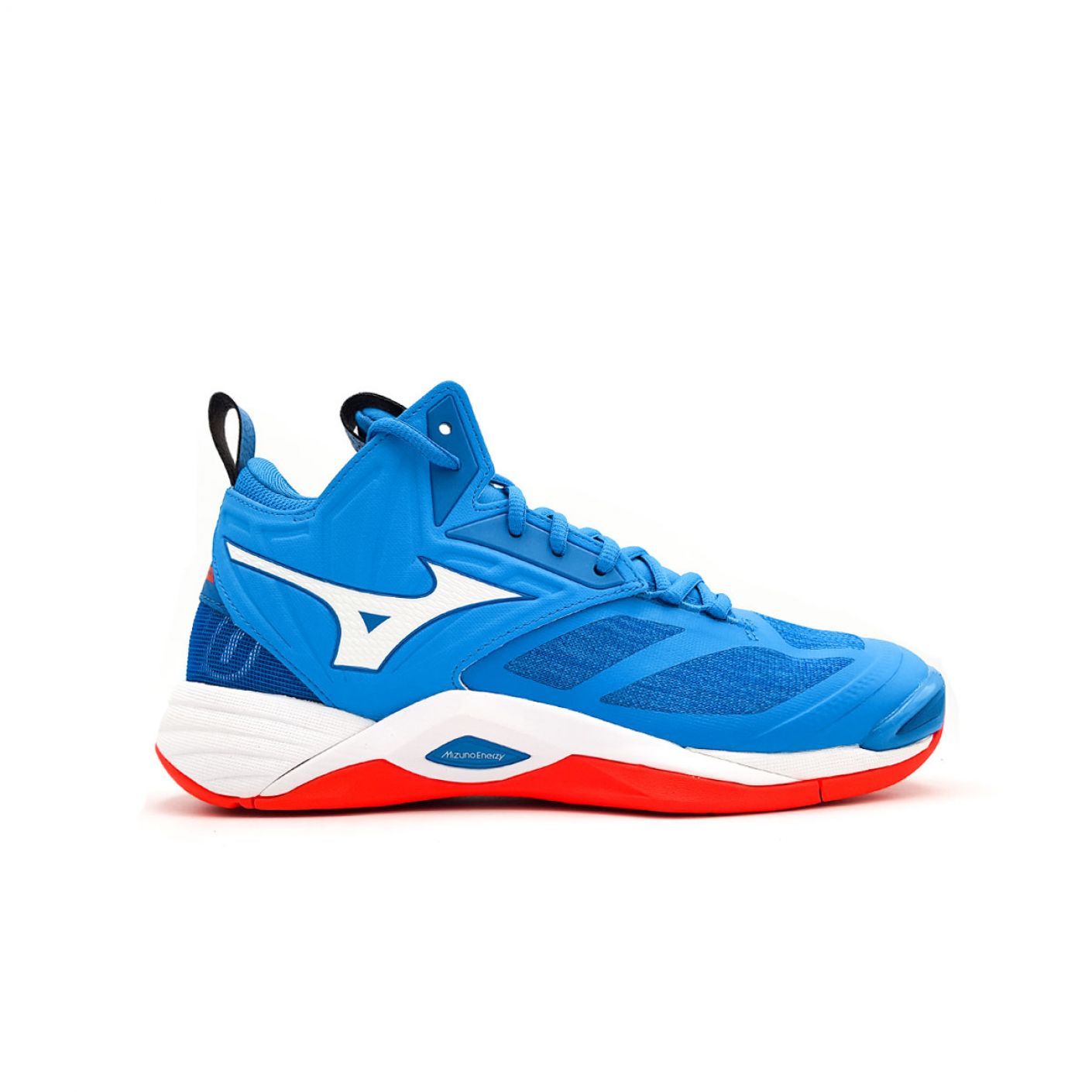 Mizuno Wave Momentum 2 Mid French Blue-White-Red