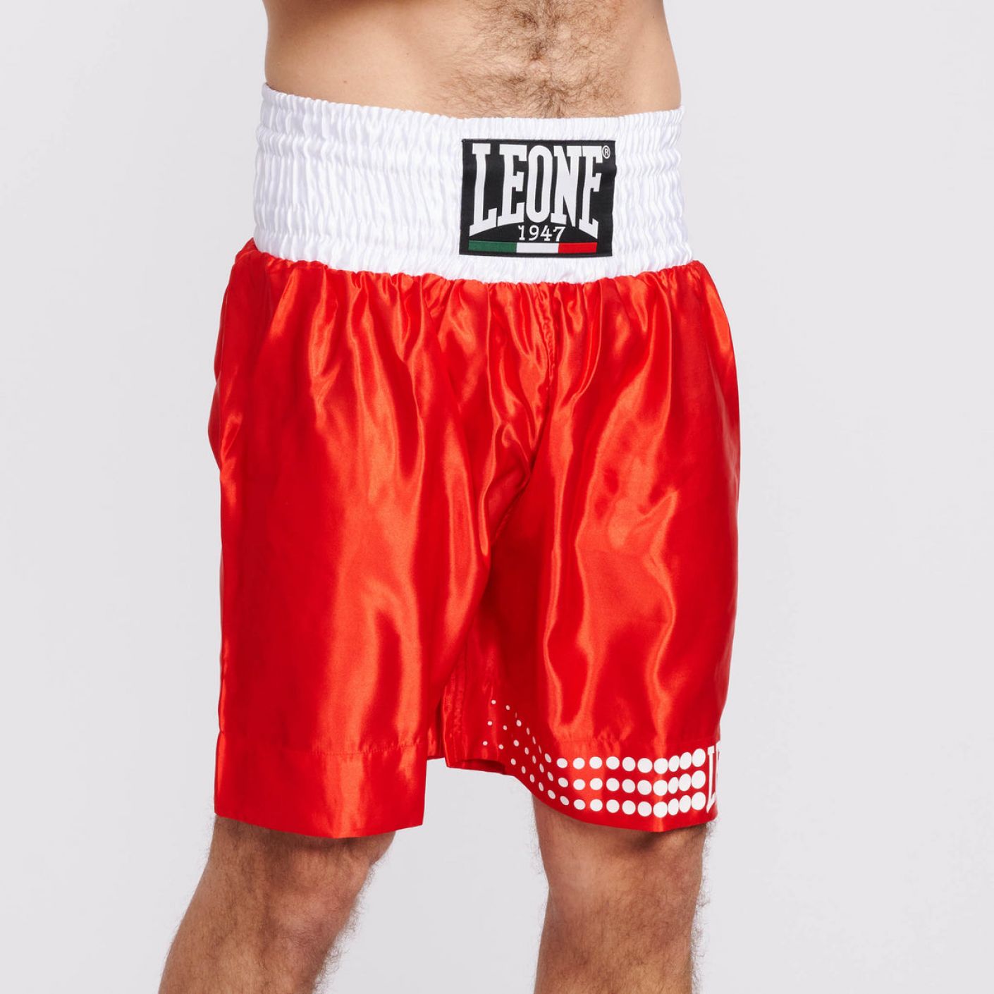 Leone Short Boxe Rosso da Uomo