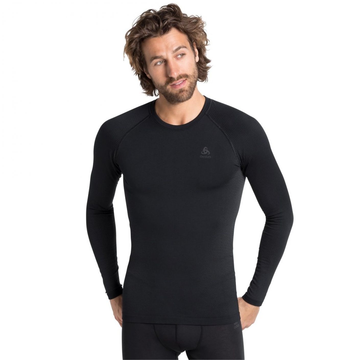 Odlo Men's Performance Warm Crew Neck Thermal Shirt