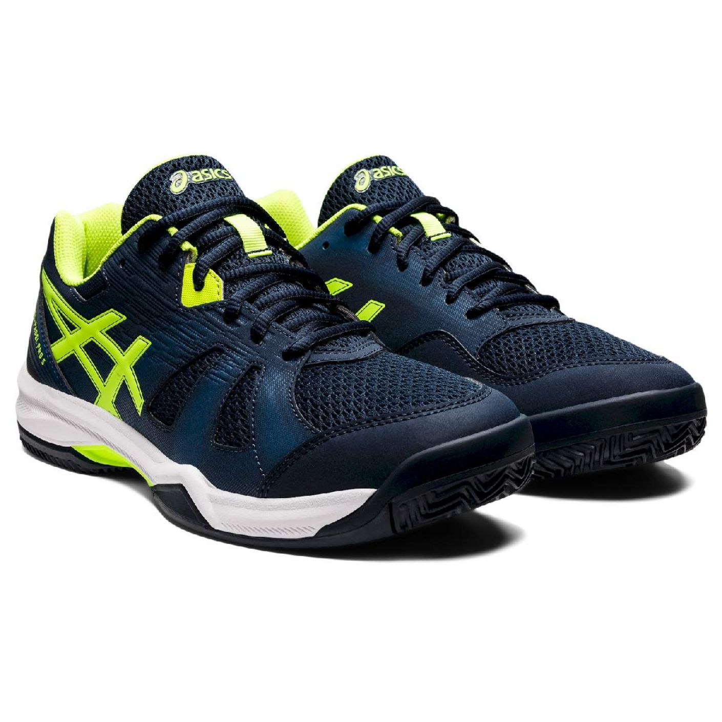 Asics Gel Padel Pro 5 Französisch Blau-Hazard Grün