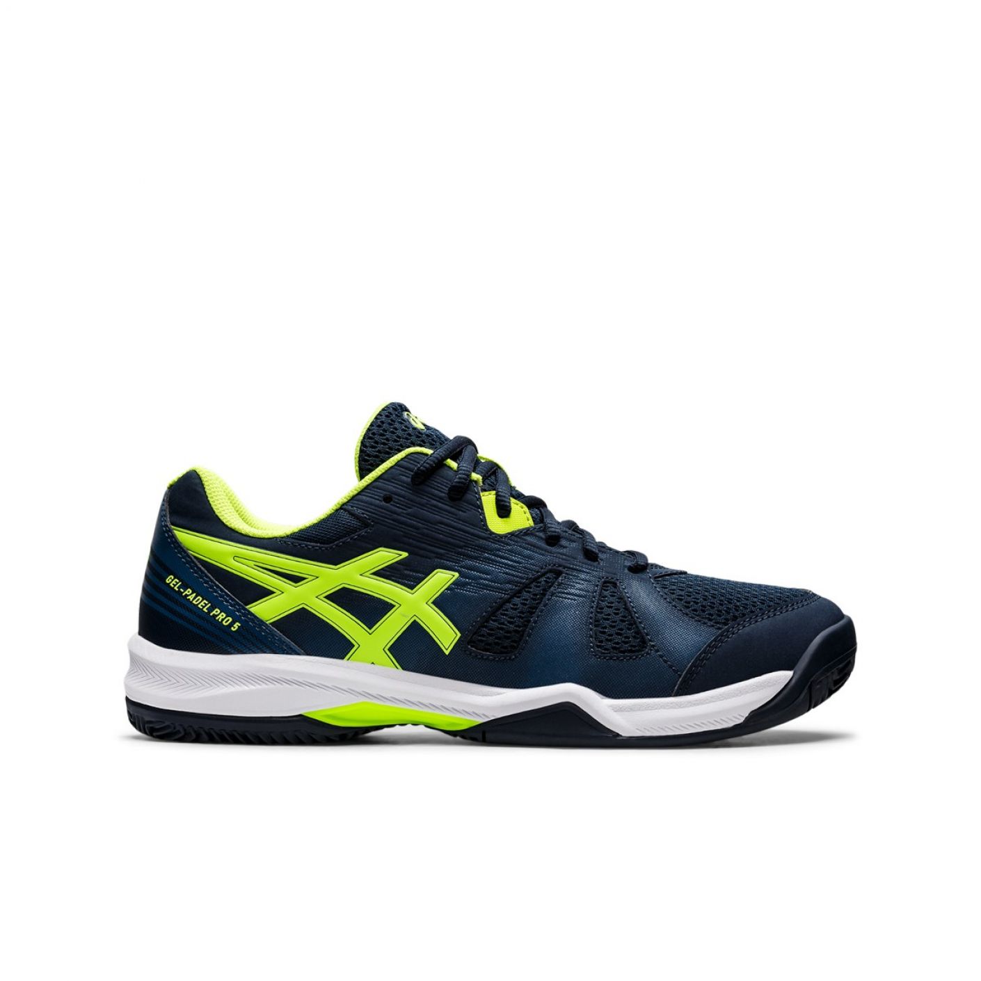 Asics Gel Padel Pro 5 Französisch Blau-Hazard Grün