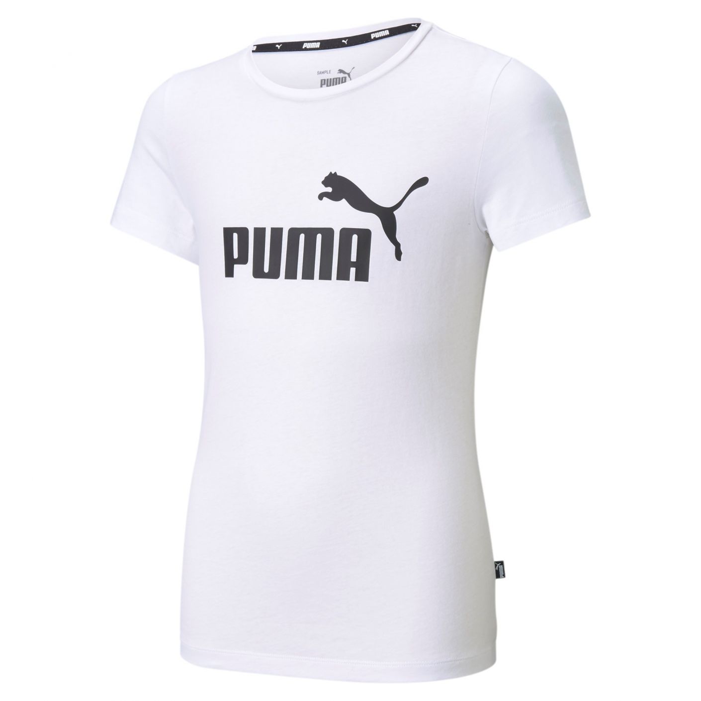 Puma Essential Logo Tee da Ragazza White