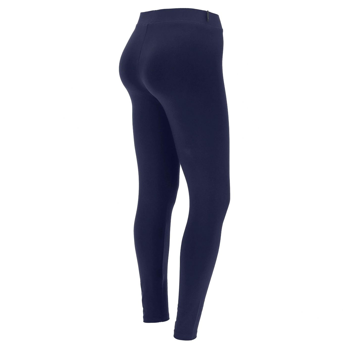 Regular waist sports leggings heavy stretch jersey Blue