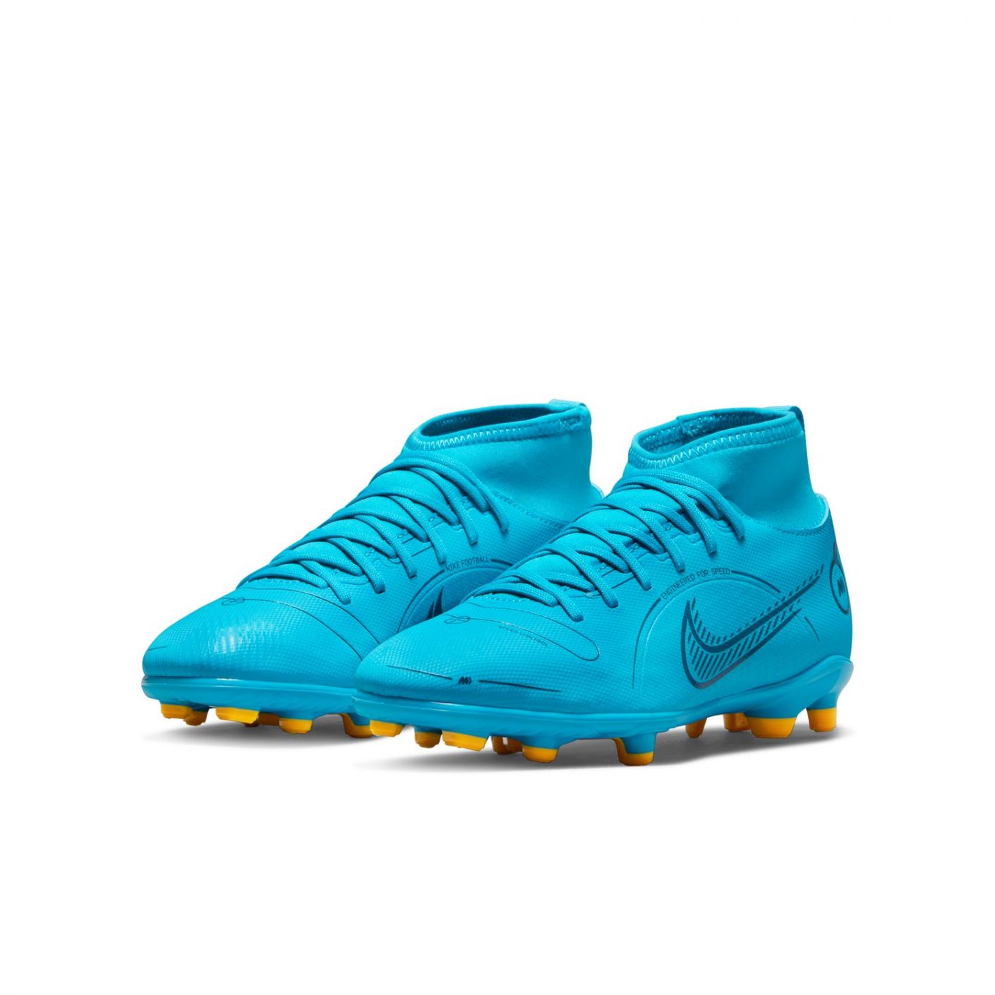 Nike Jr Superfly 8 Club Fg/Mg Chlorine Blue/Laser Orange