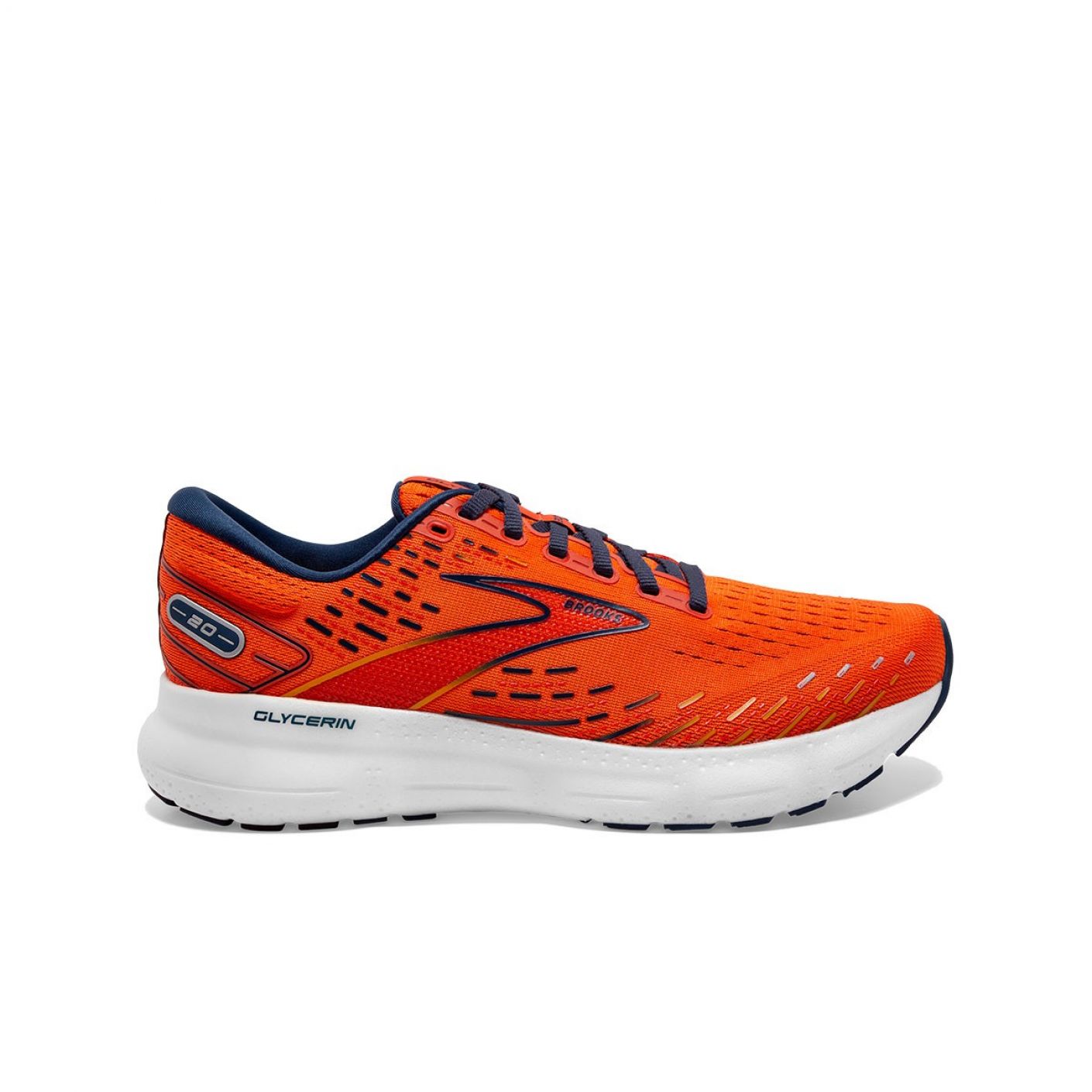 Brooks Glycerin 20 Orange/Titan/Flame da Uomo