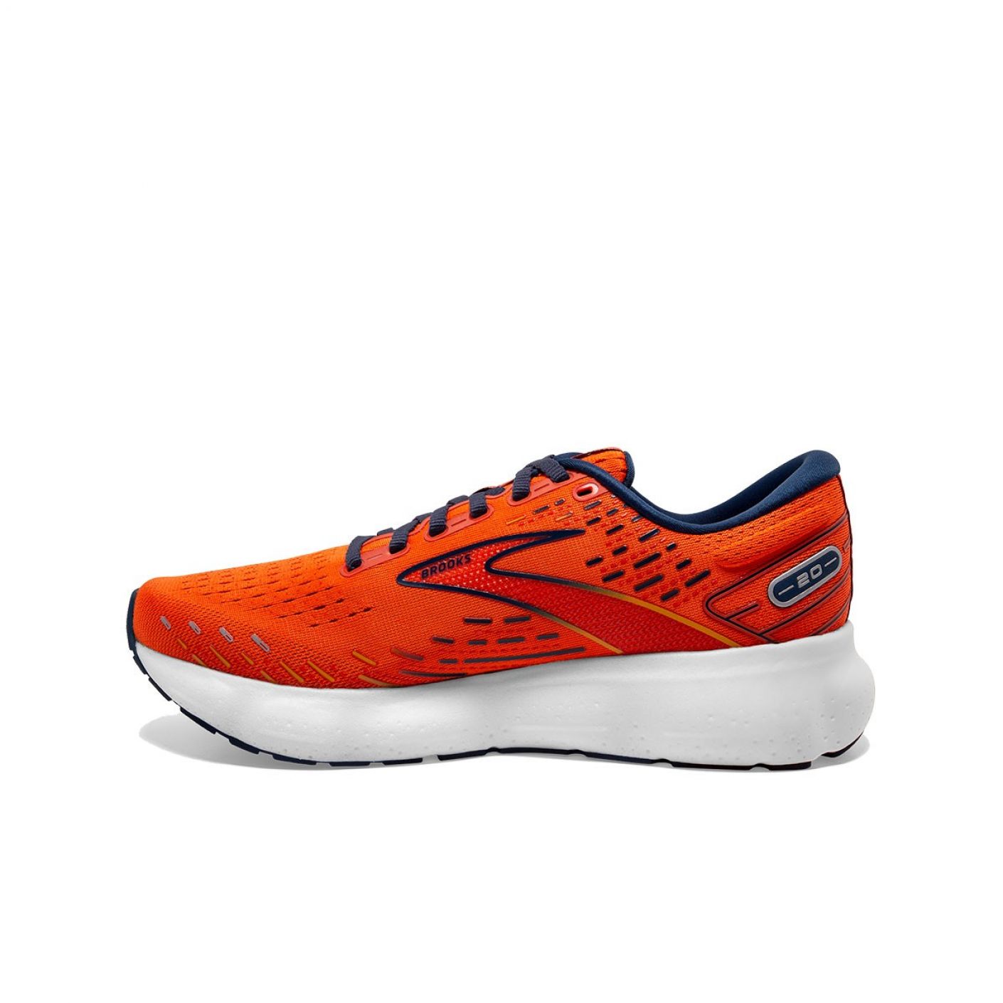 Brooks Glycerin 20 Orange/Titan/Flame da Uomo