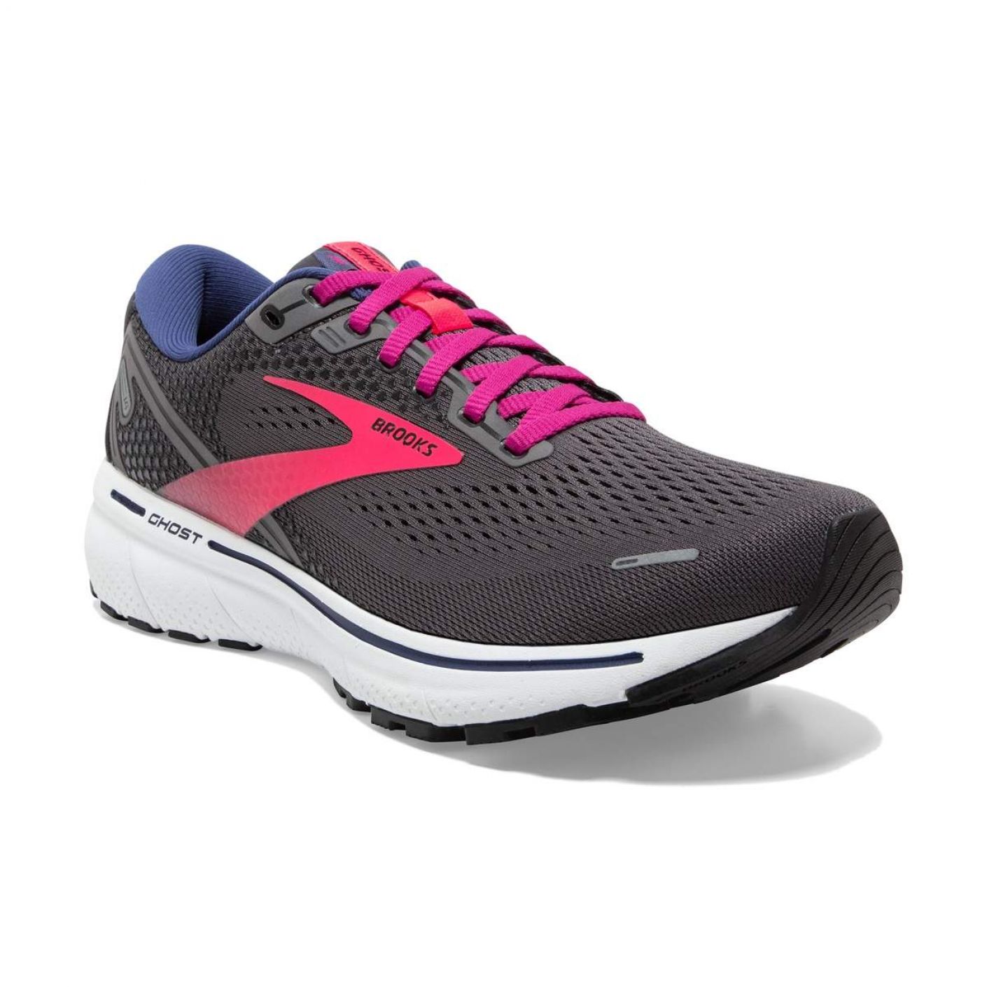 Brooks Ghost 14 Pearl/Black/Pink Donna