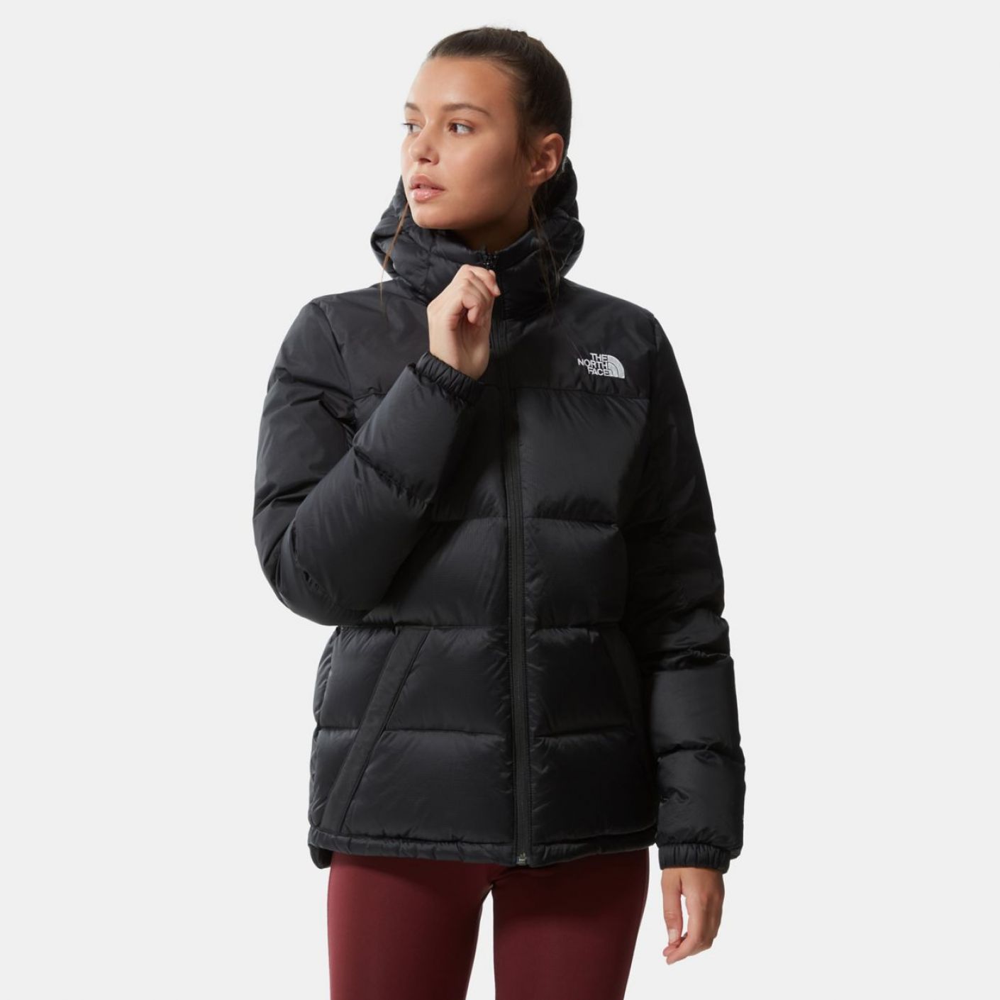 The North Face Women's Diablo Hooded Down Jacket TNF Black