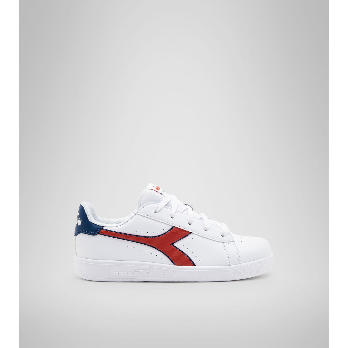 Diadora Game P GS Bianco/Blu/Rosso da Bambino