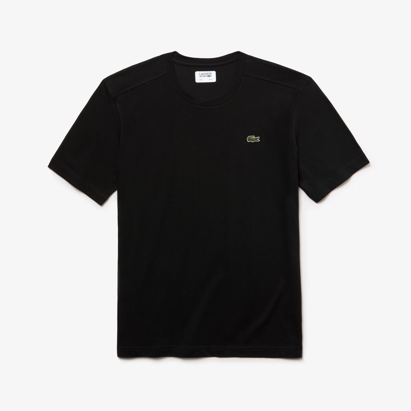 Lacoste T-Shirt Ultra Dry Cotton Sport Nera-031 da Uomo