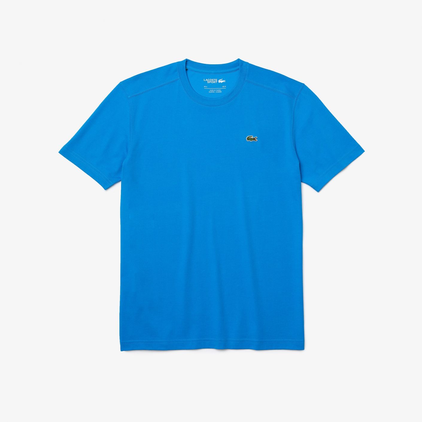 Lacoste T-Shirt Ultra Dry Cotton Sport Azzurra da Uomo