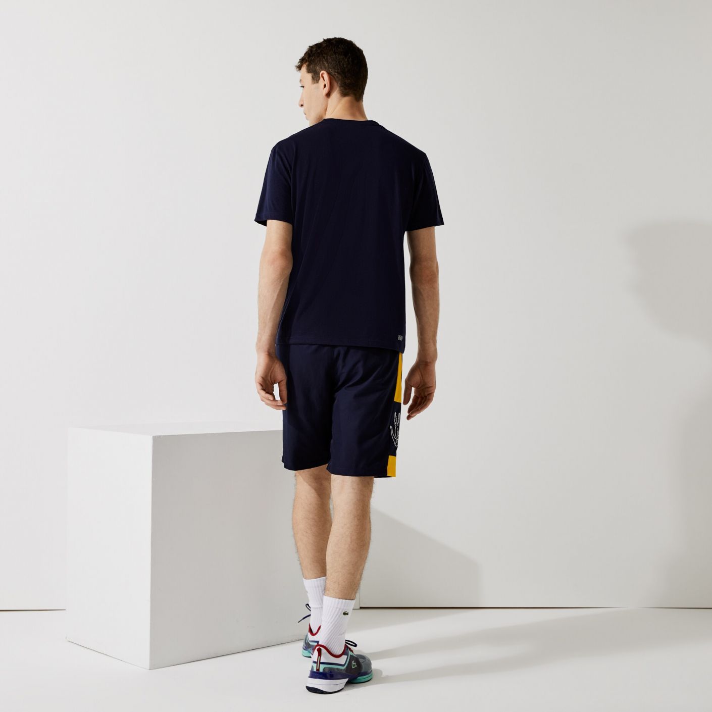 Lacoste Ultra Dry Cotton Sport T-Shirt Marineblau für Herren