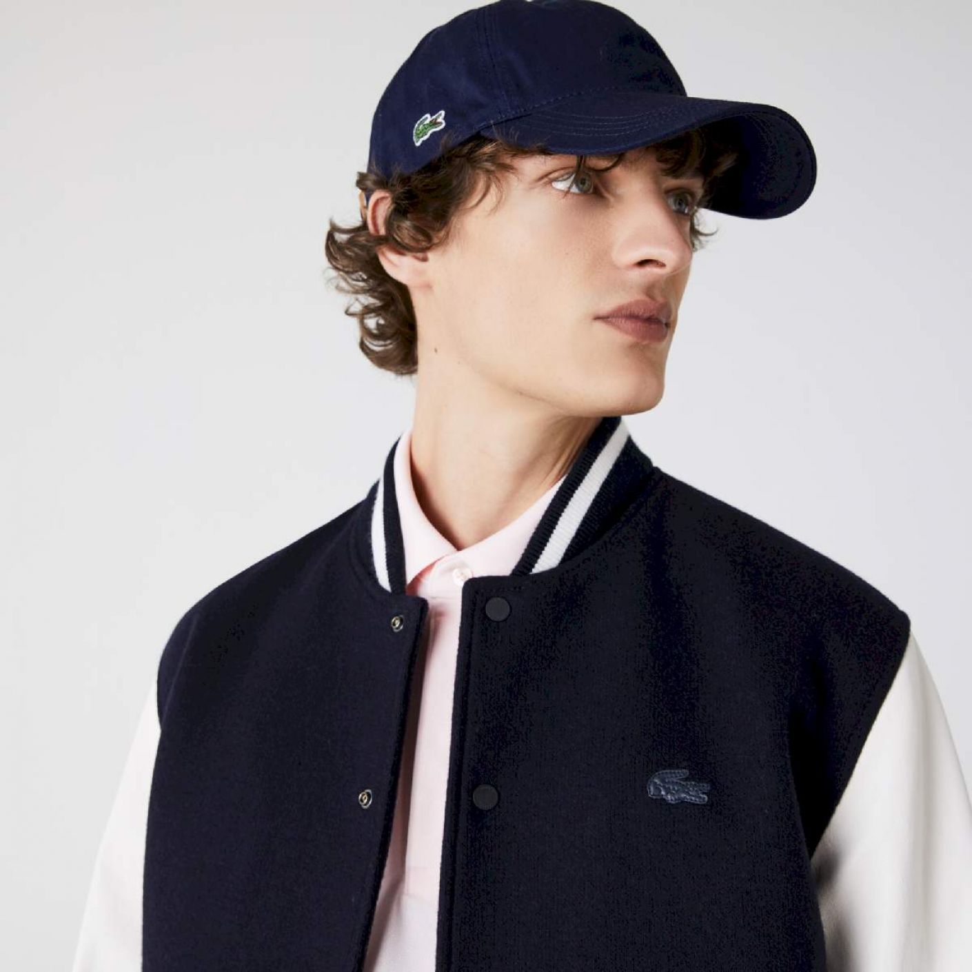 Lacoste Cappellino con Visiera Blu Navy