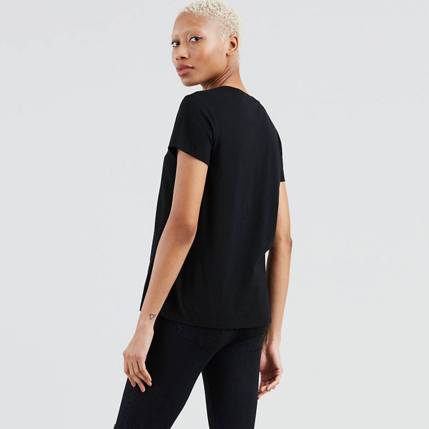 Levis T-Shirt The Perfect Black-Silver