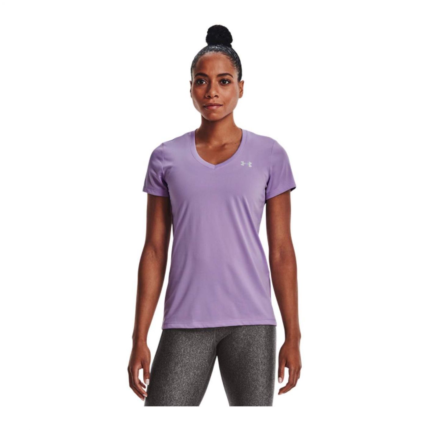 Under Armour Tech Ssv Tee Solid Glicine Donna