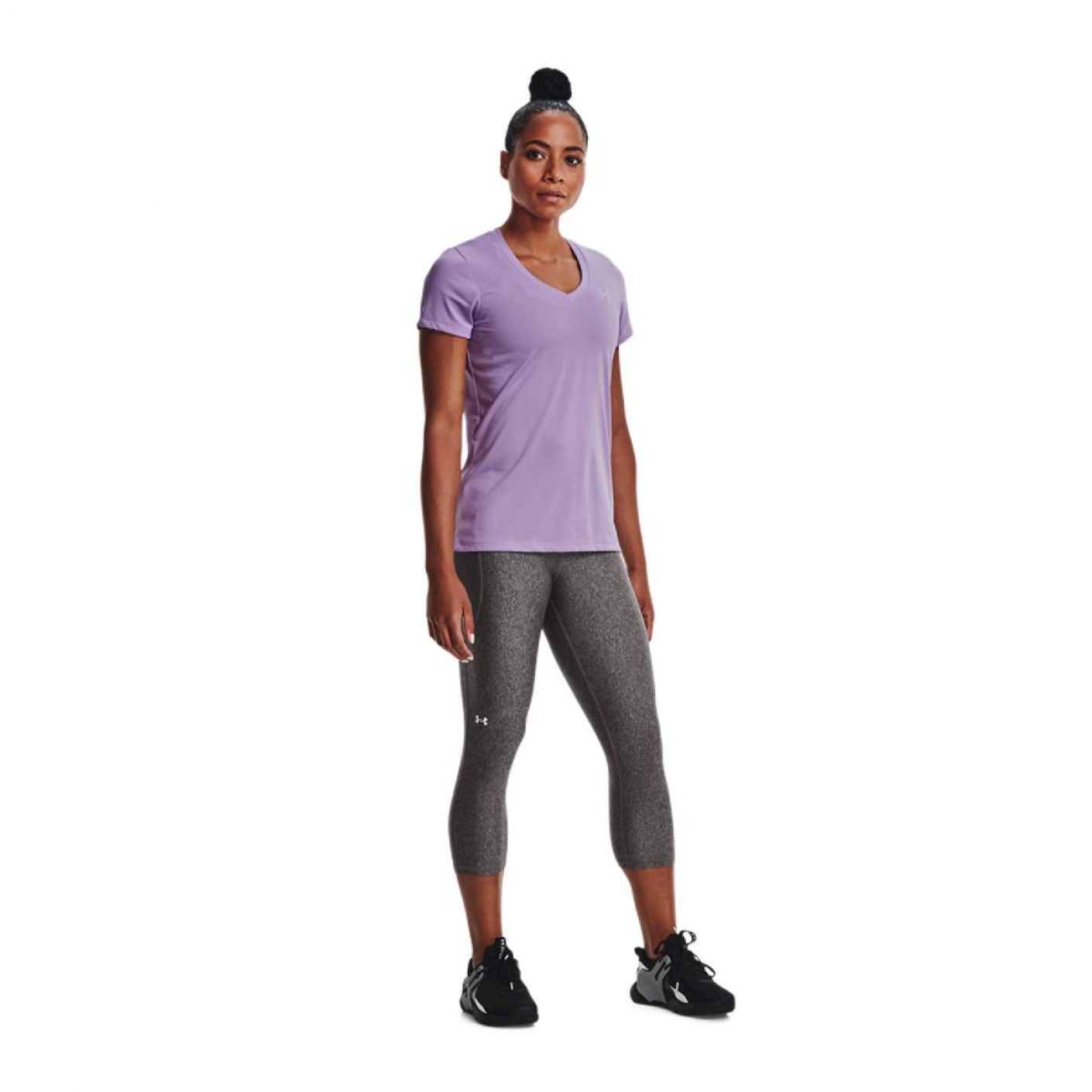 Under Armour Tech Ssv Tee Solid Glicine Donna