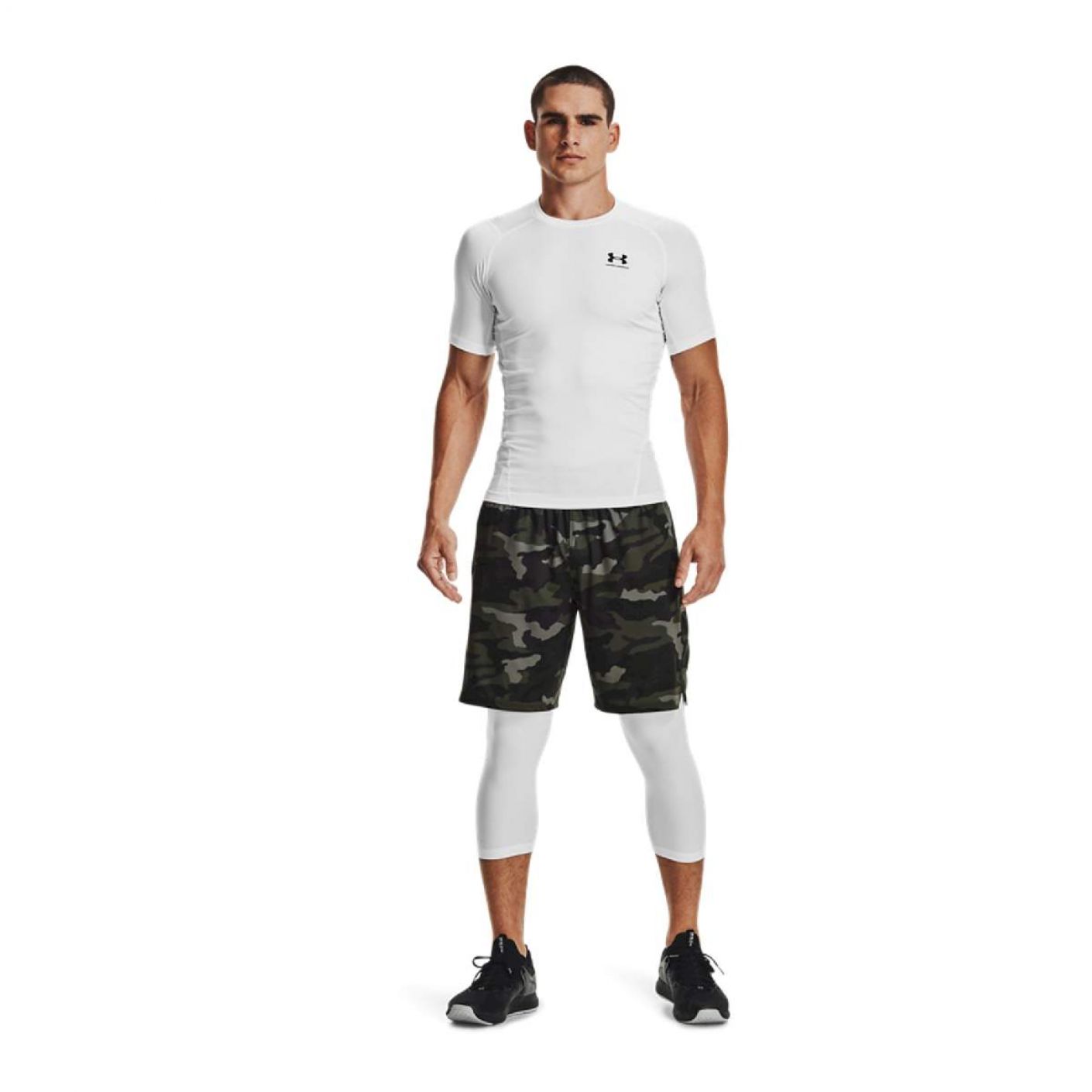 Under Armour HeatGear Kompression Weiß Herren