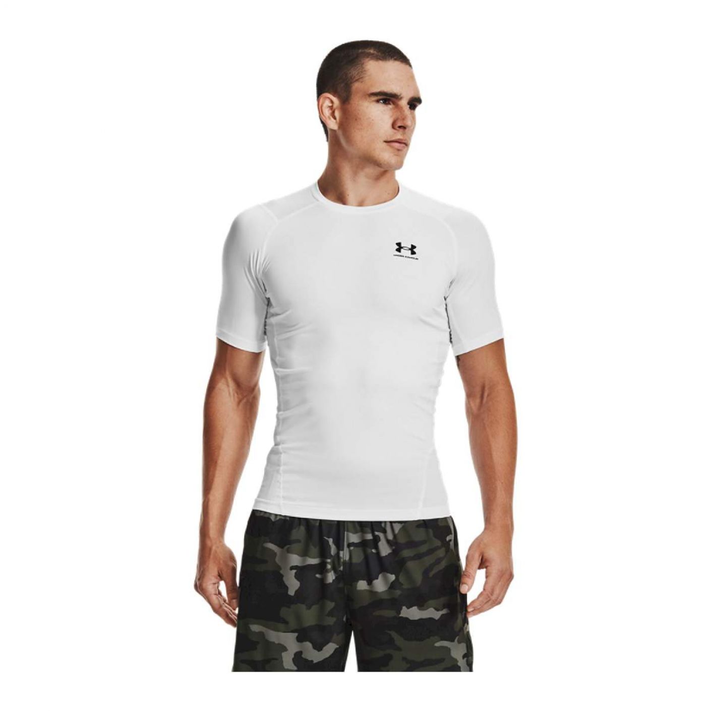 Under Armor HeatGear Compression White Men