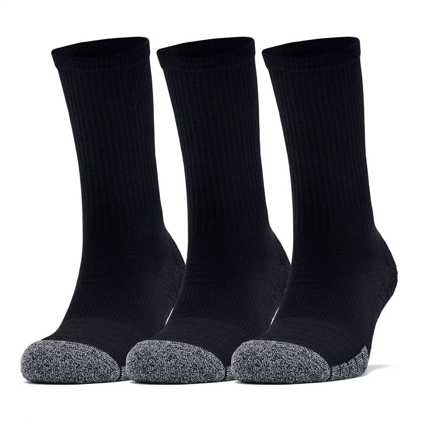 Under Armour Heatgear Crew Socken Schwarz 3er-Pack