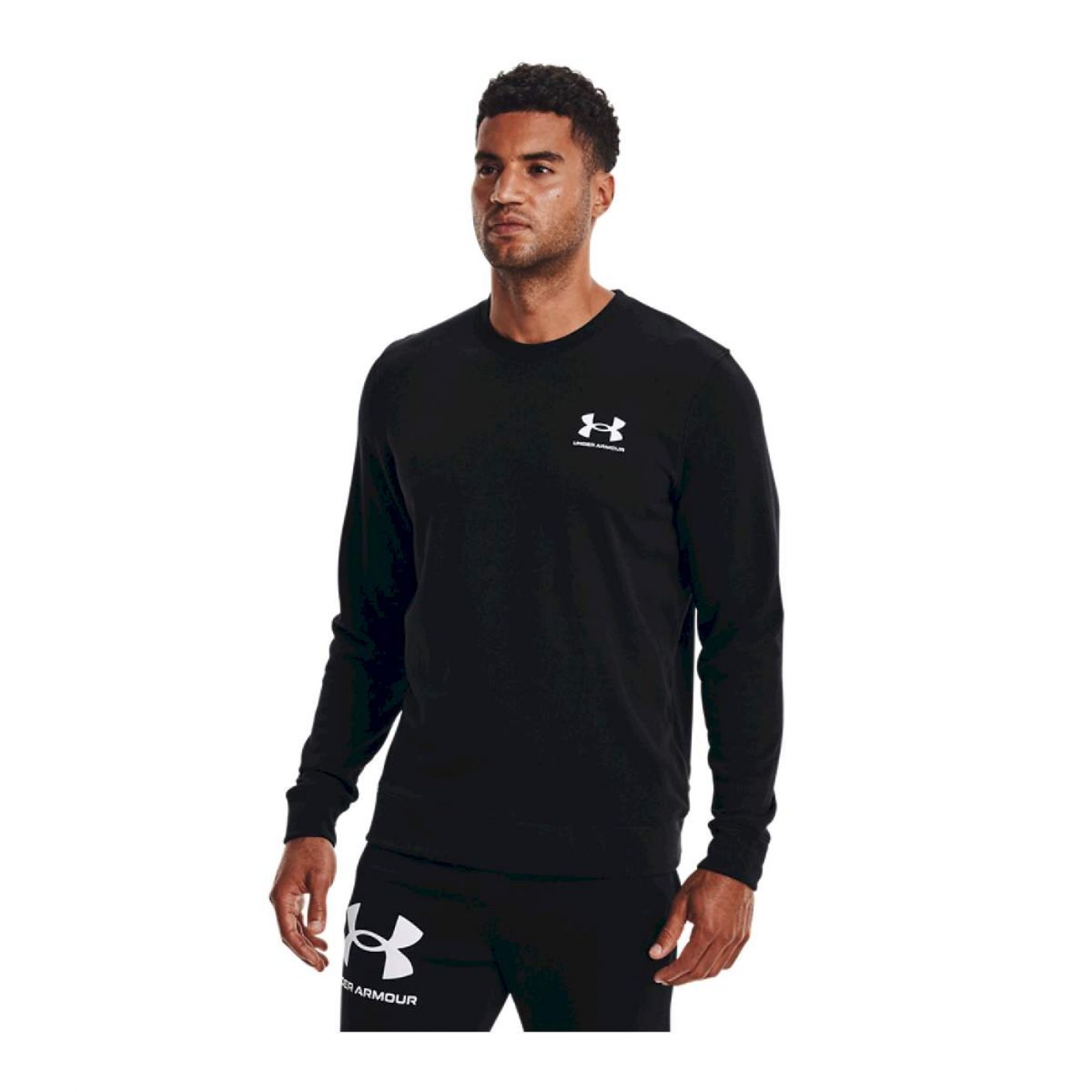 Under Armour Rival Terry Crew Black Men