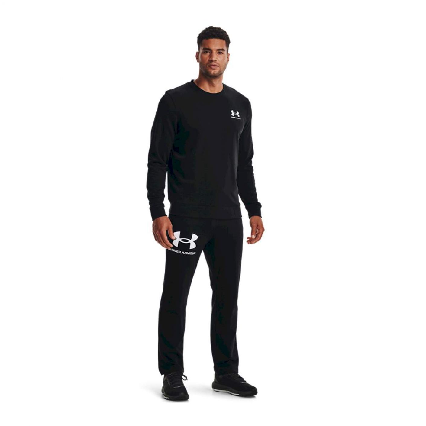 Under Armour Rival Terry Crew Black Men