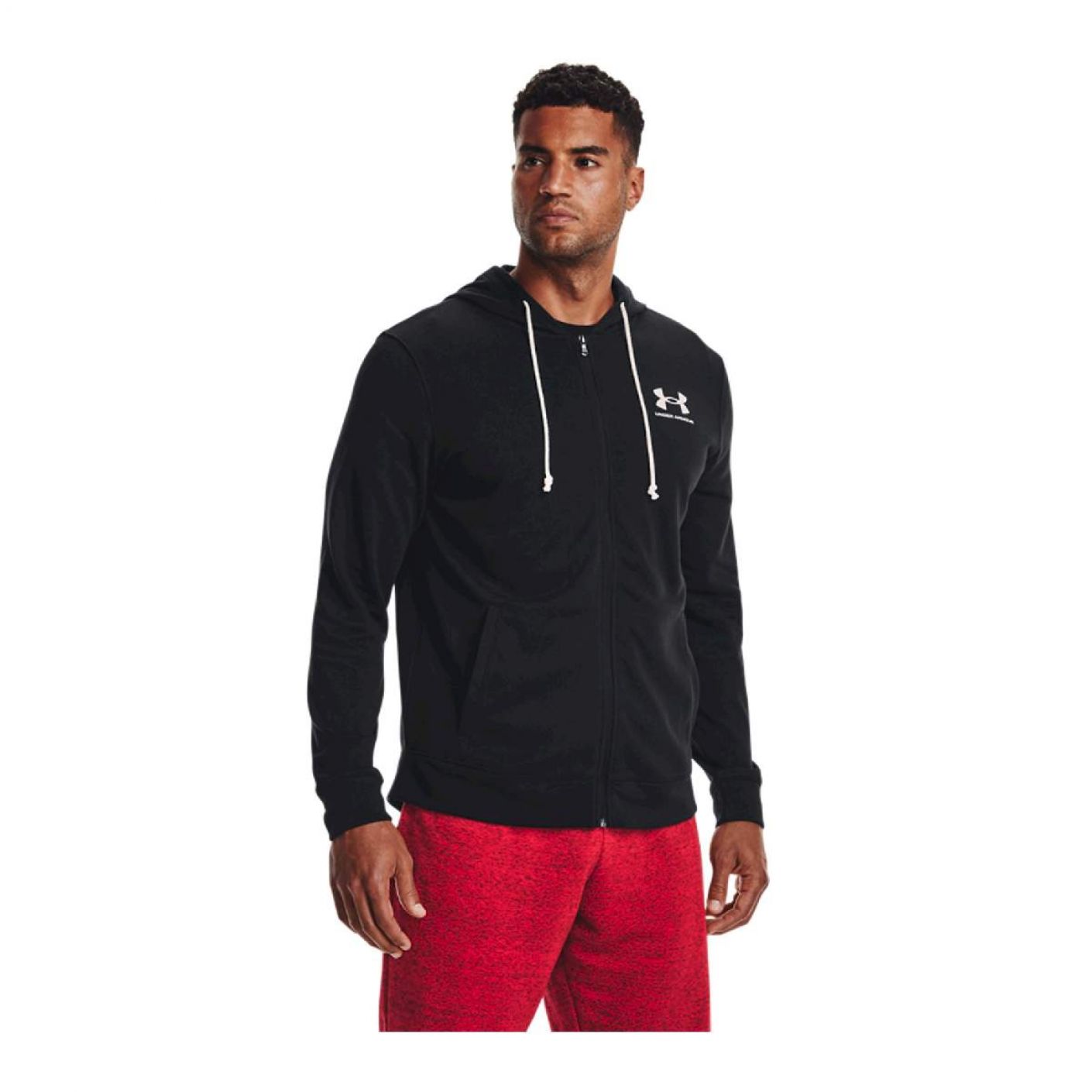 Under Armor Rival Terry Full Zip Sweatshirt Black