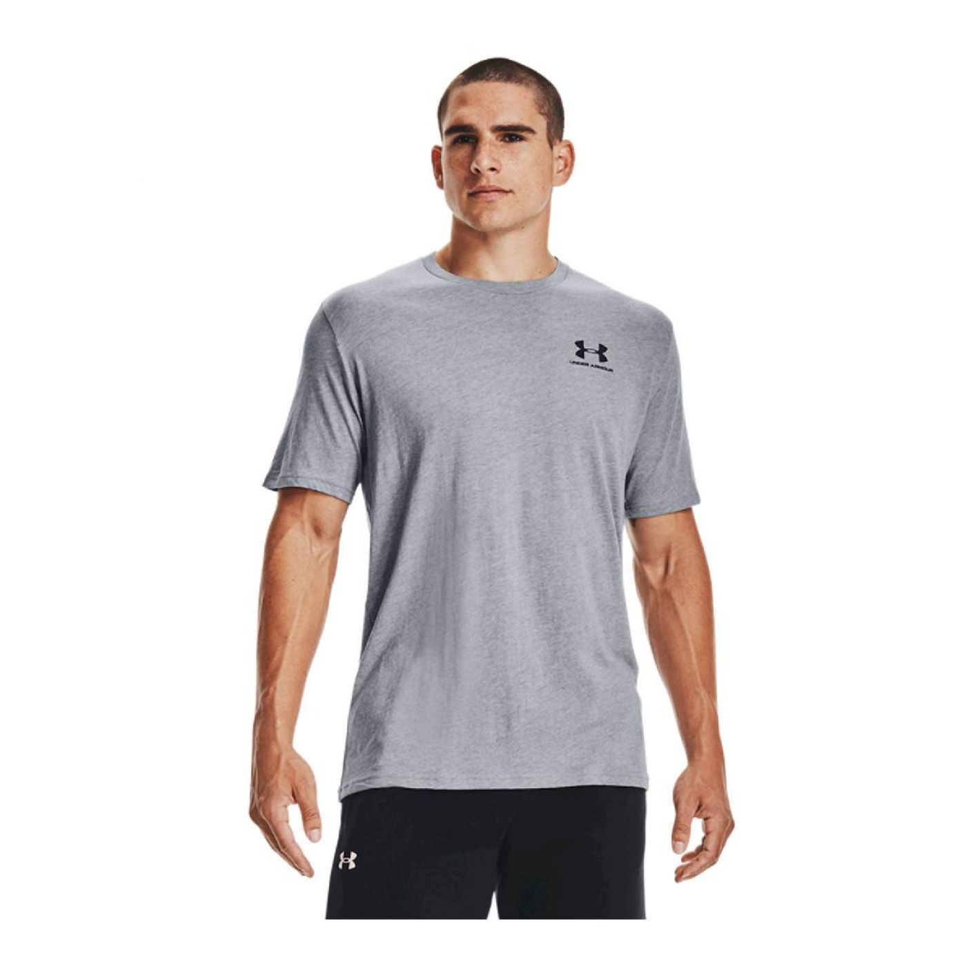 Under Armor Sportstyle Left Chest T-Shirt Grey