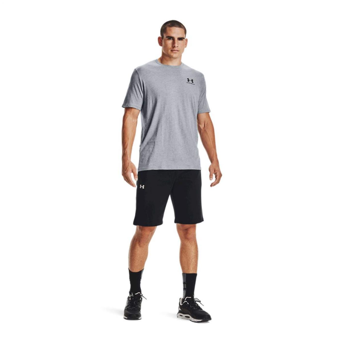 Under Armor Sportstyle Left Chest T-Shirt Grey