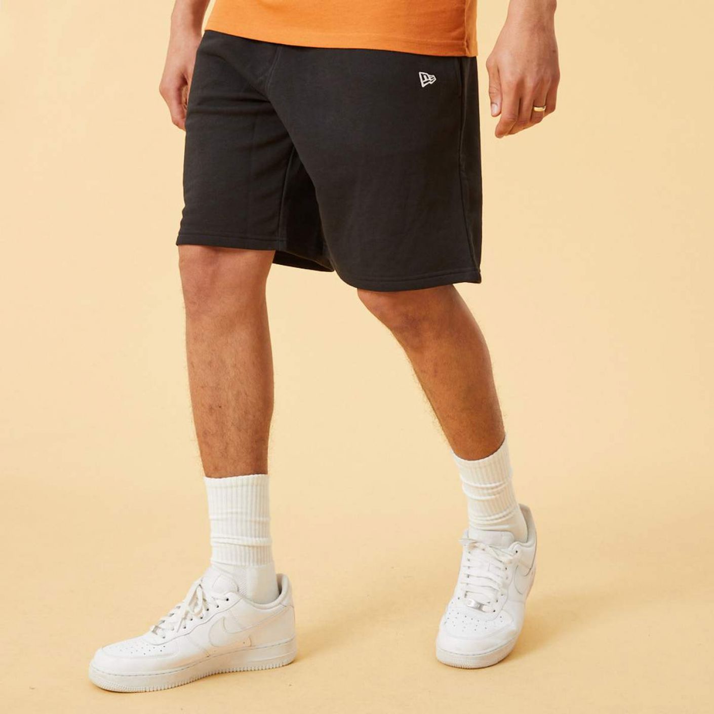 New Era Essential Black Shorts