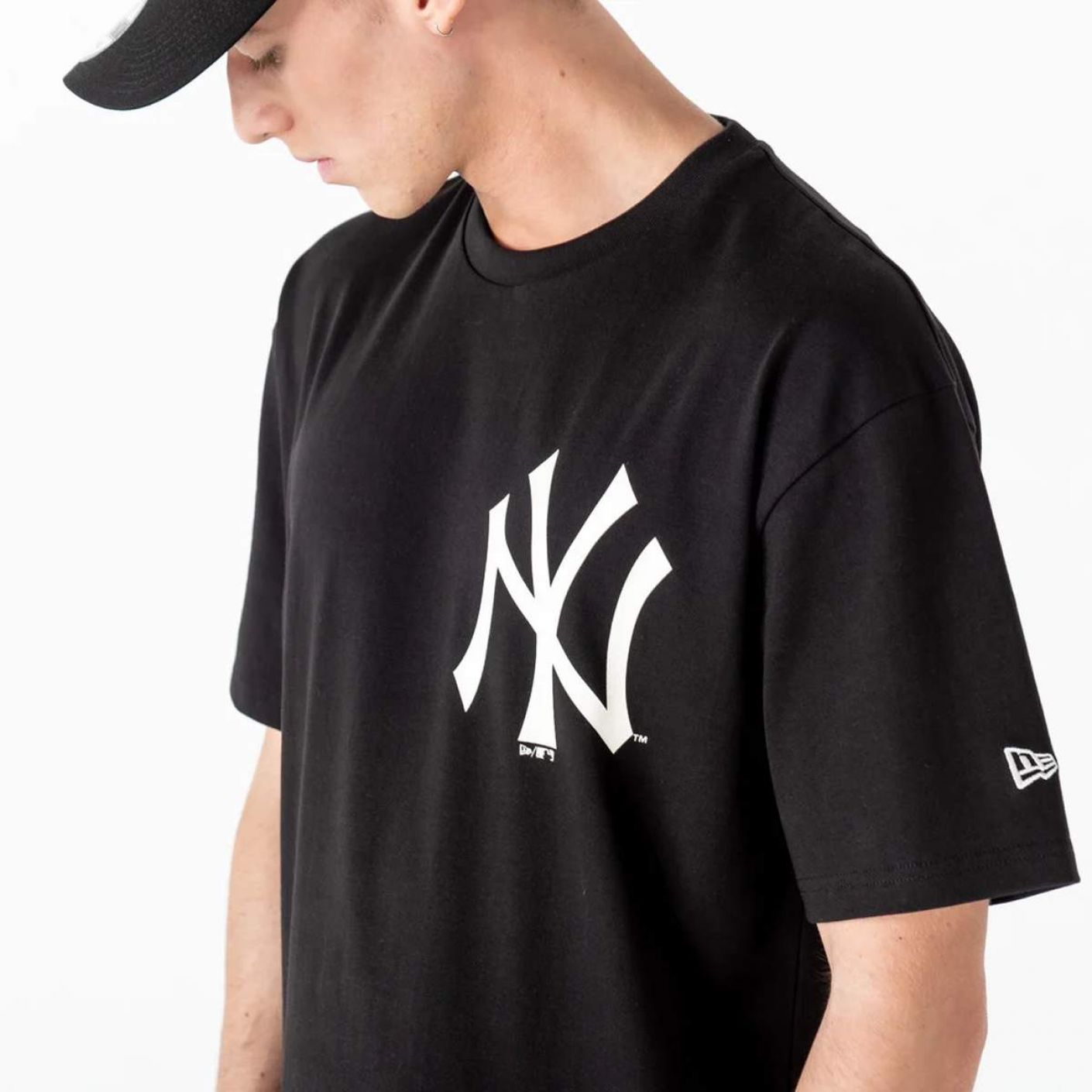 New Era T-Shirts Logo New-York Nera