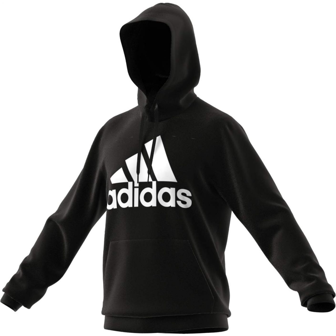 Adidas Essentials Big Logo Hoodie Black Men