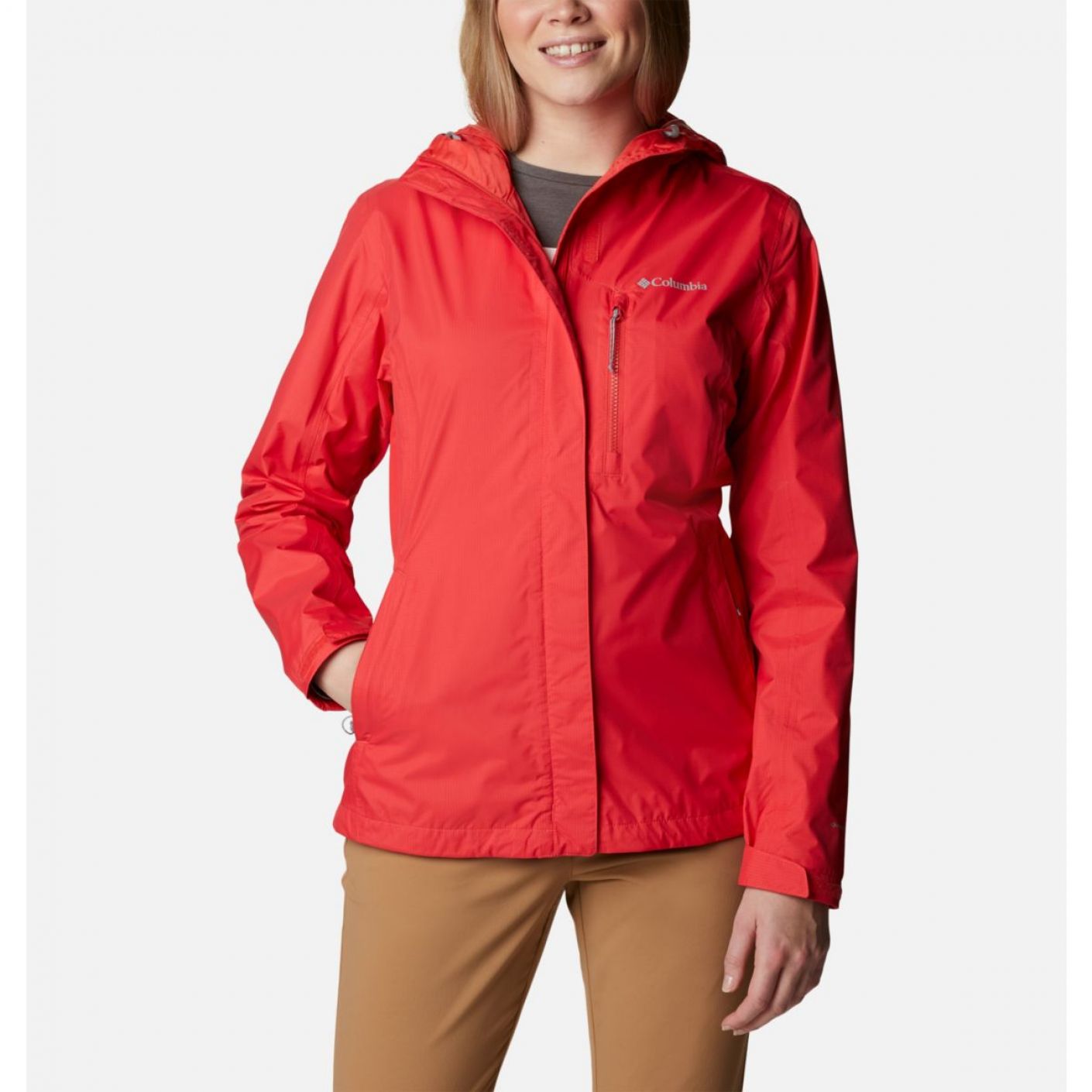 Columbia Pouring Adventure II Women's Jacket Red Hibiscus