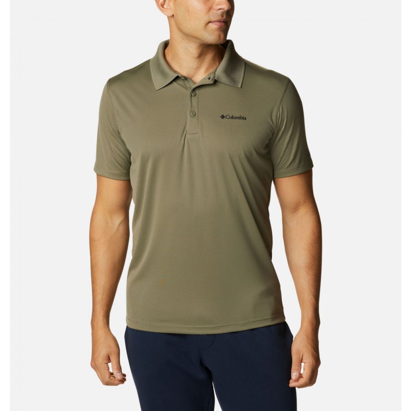 Columbia Polo Zero Rules Stone Green Men