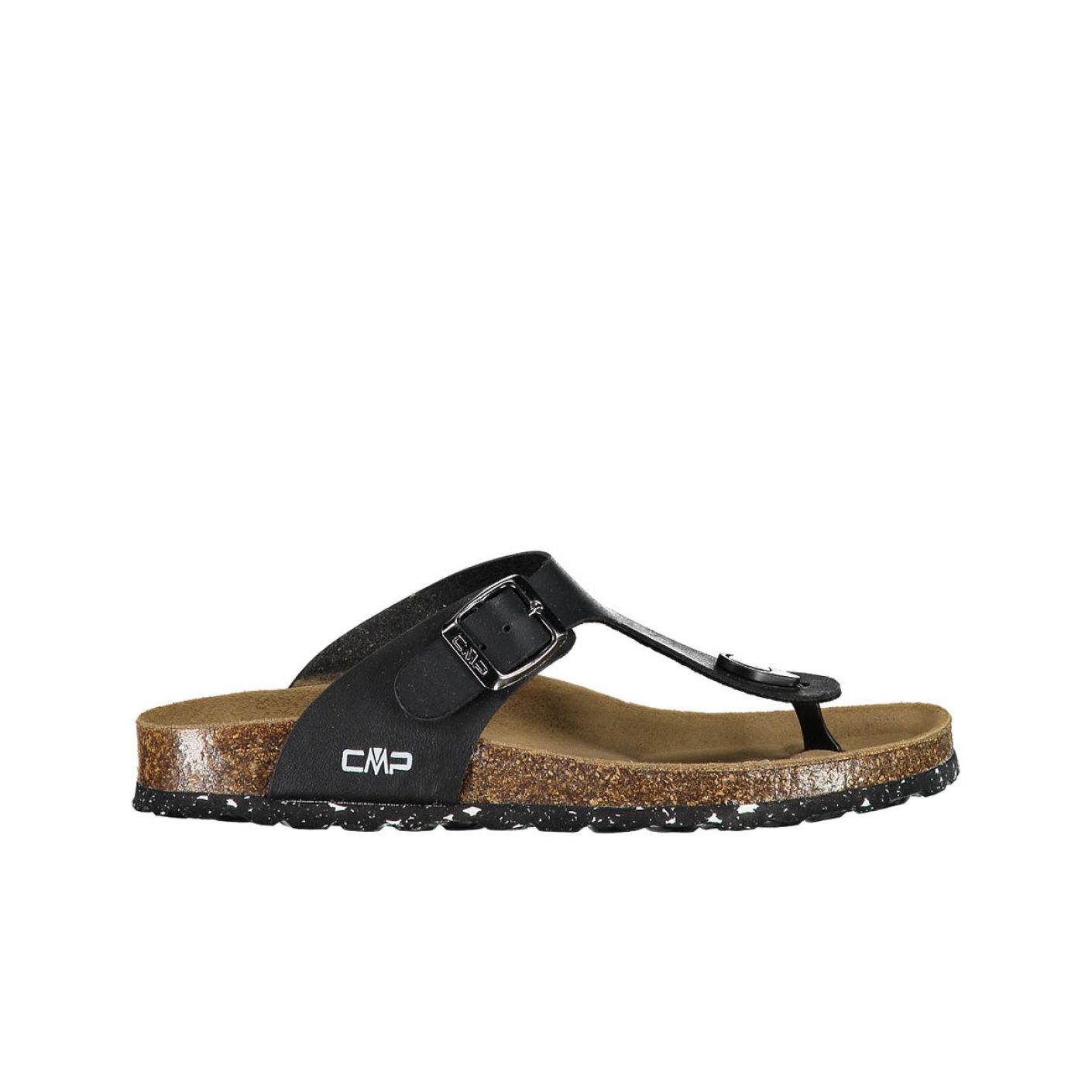 CMP Eco Mymosa Black Flip Flops for Women