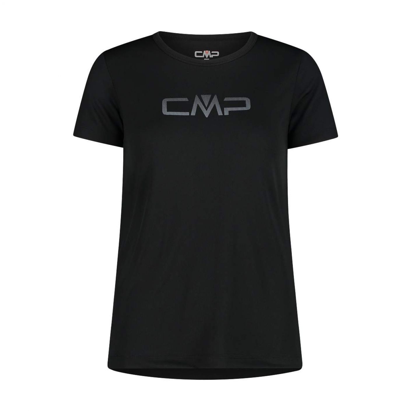 CMP Women's Black Logo Crew Neck T-Shirt