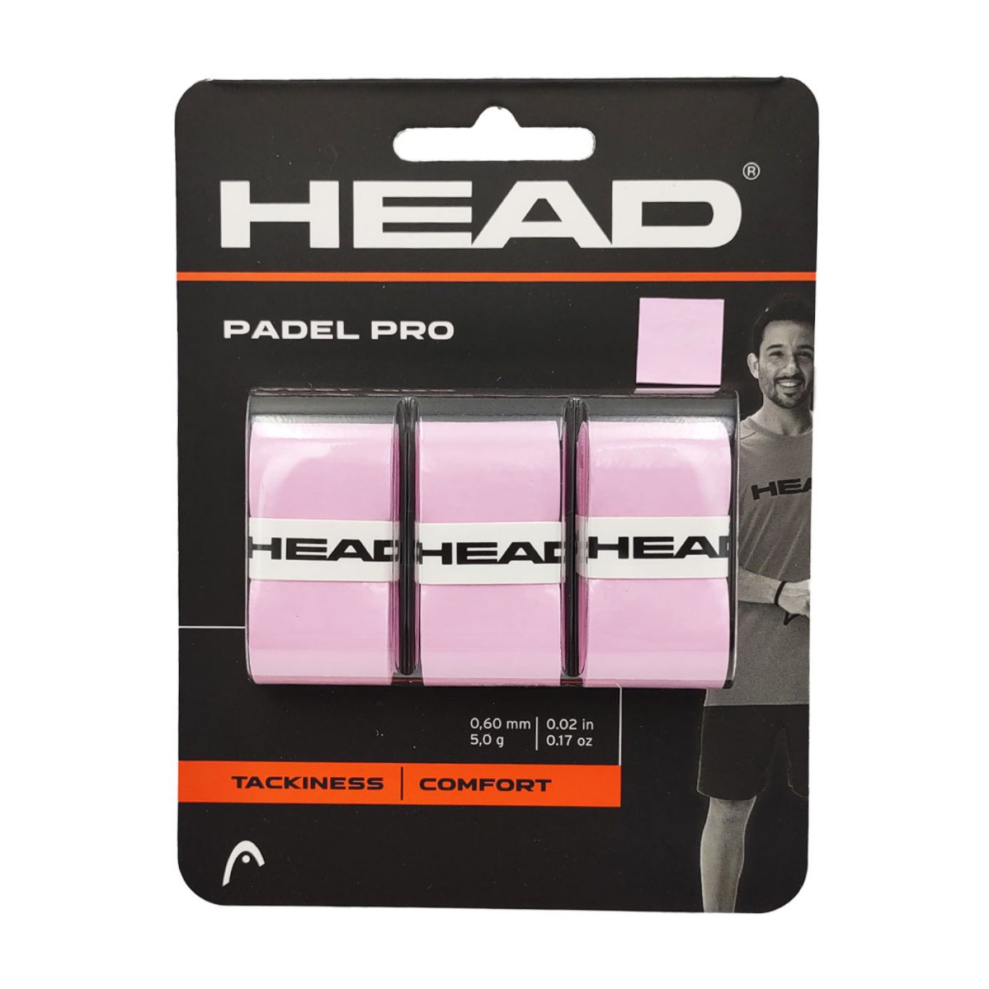 Head Overgrip Padel Pro 3ppk Rosa