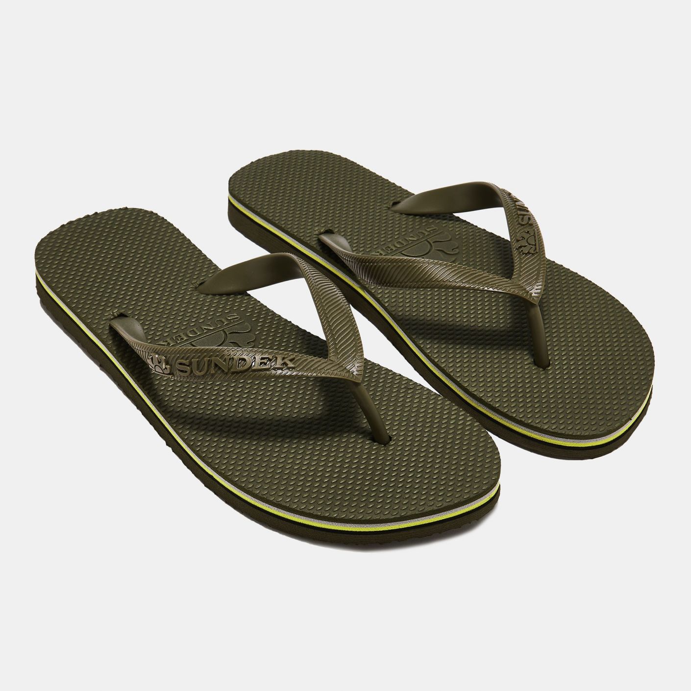 Sundek Barracuda Flip Flop Military Green