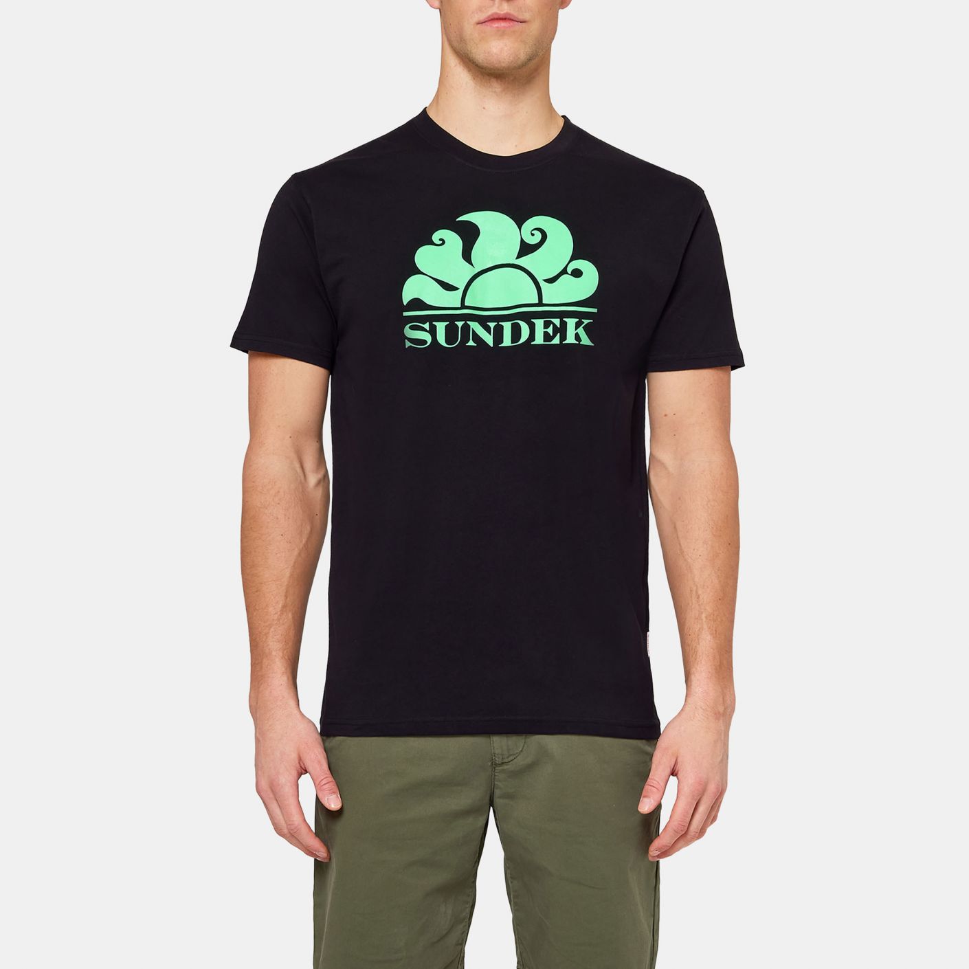 Sundek T-Shirt Simeon Logo Nera