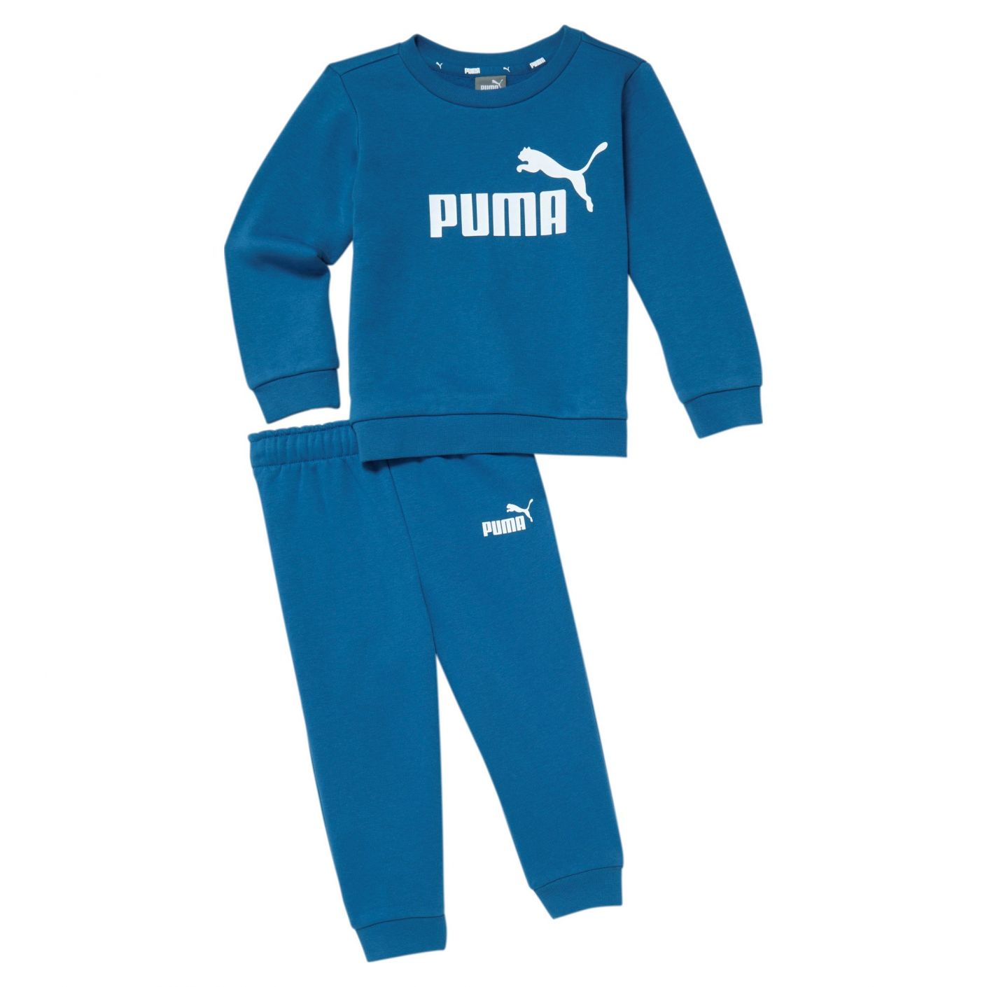 Puma Completo jogger con felpa Essentials Minicats Blu da Bambino
