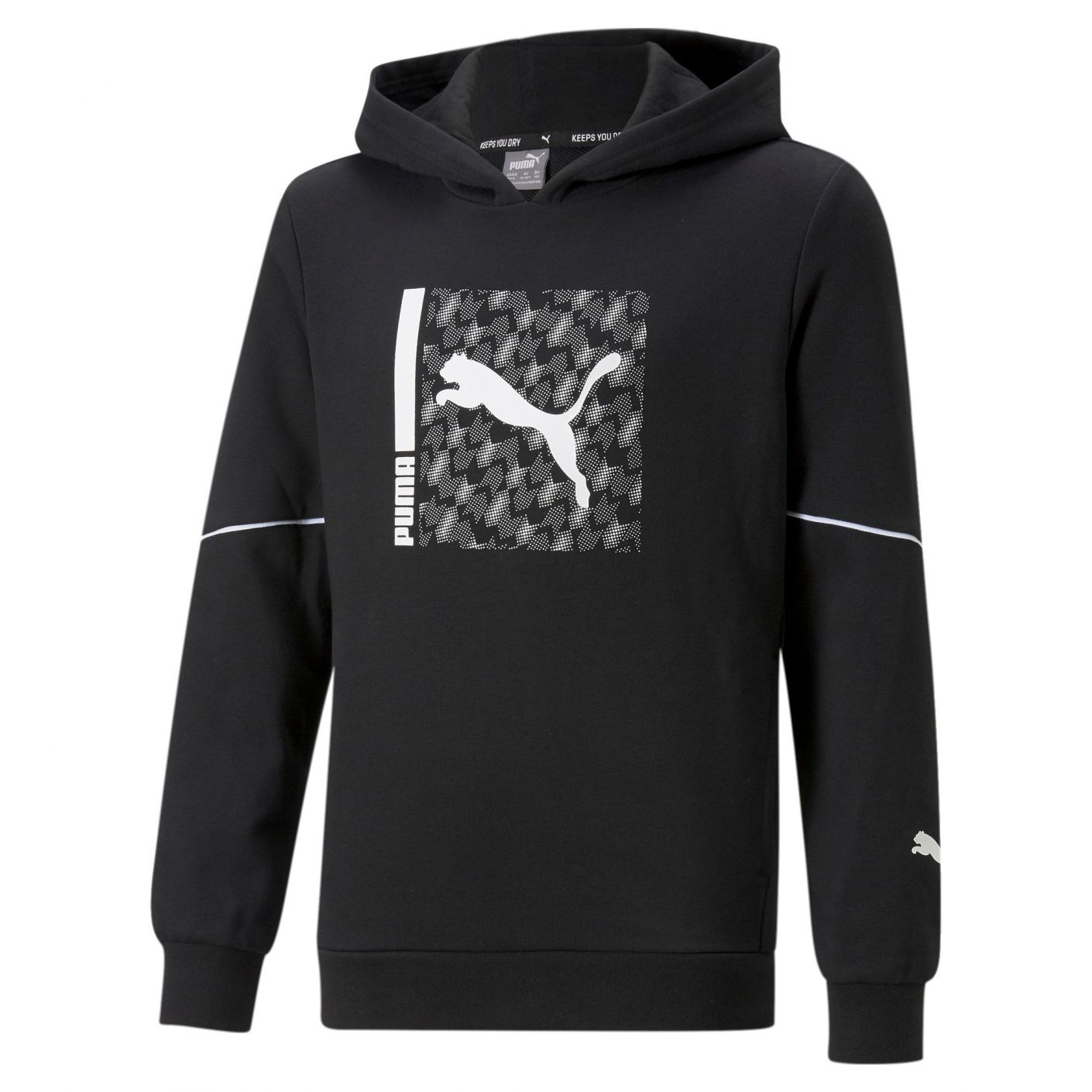 Puma Active Sports Hoodie tr Black for Boys