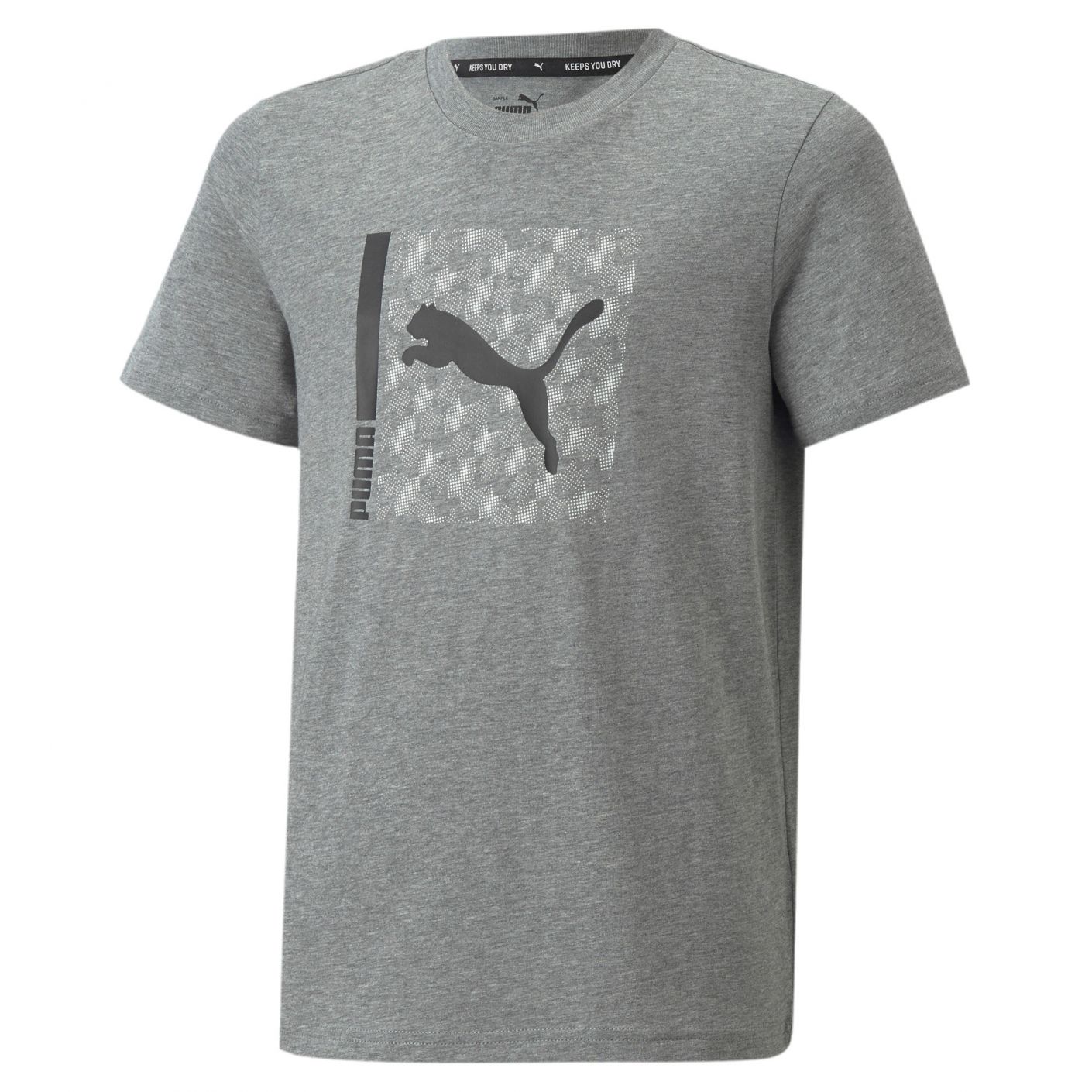 Puma Active Sports Tee B Grey Kids