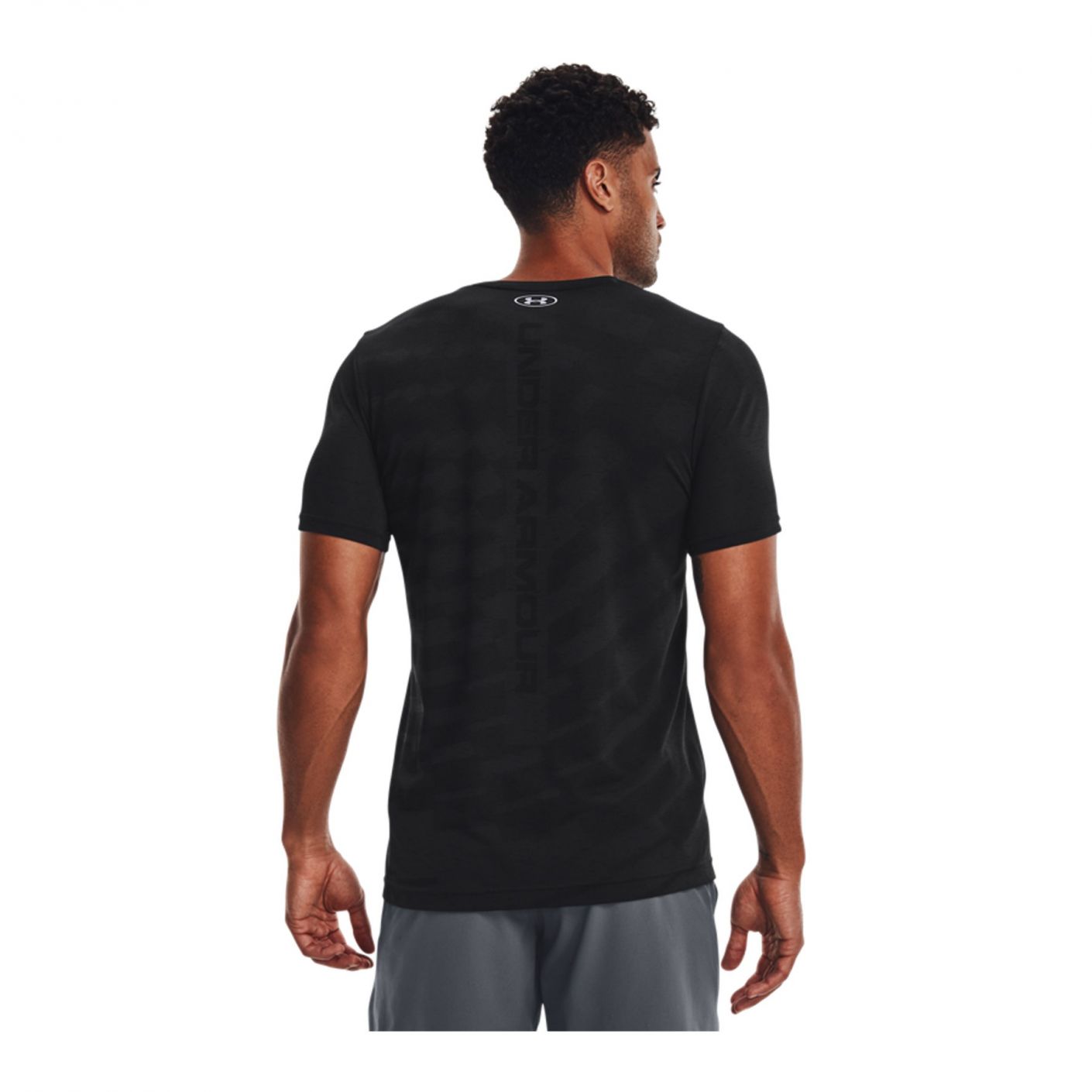 Under Armour T-Shirt Seamless Radial Ss Nero