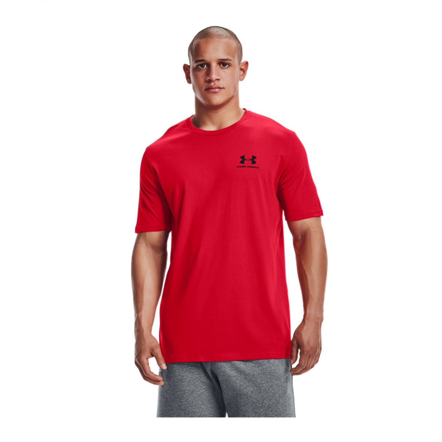 Under Armor T-Shirt Sportstyle Left Chest Ss Red