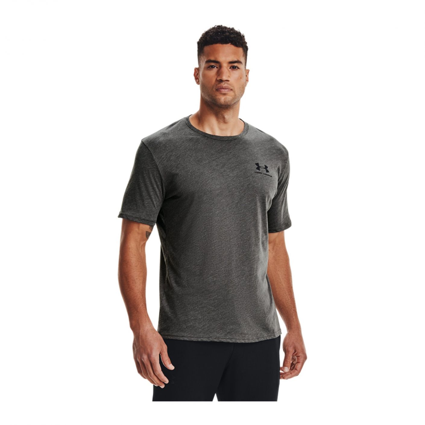 Under Armor T-Shirt Sportstyle Left Chest Ss Grey