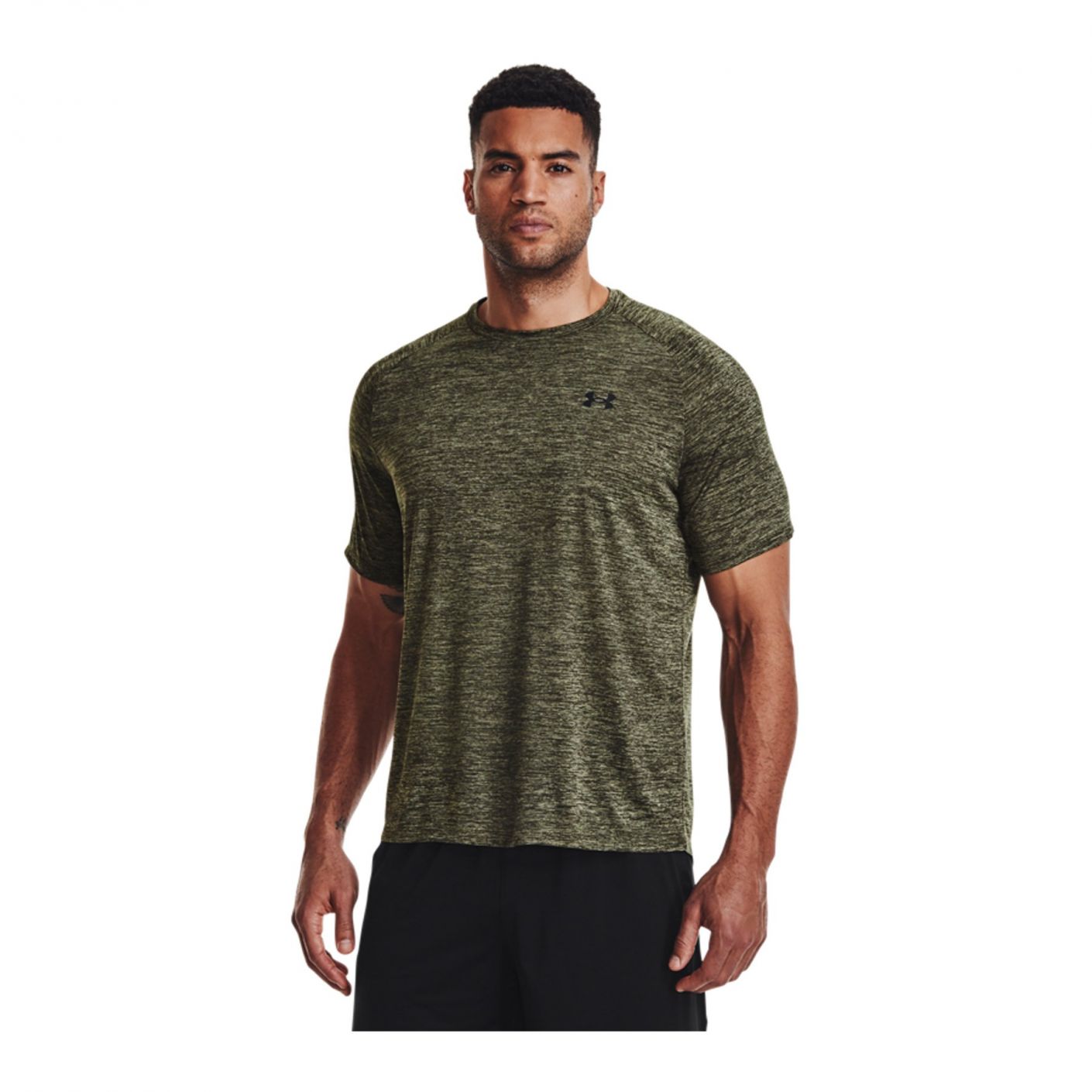 Under Armour Ua Tech 2.0 Marine OD Grün/Schwarz Herren T-Shirt
