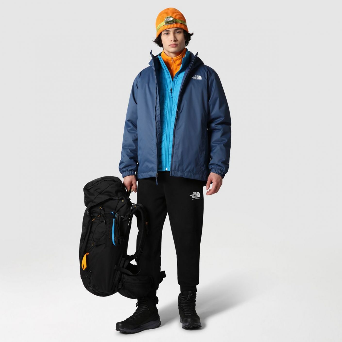 The North Face Quest Insulated Jacket Shady Blue Black Heather