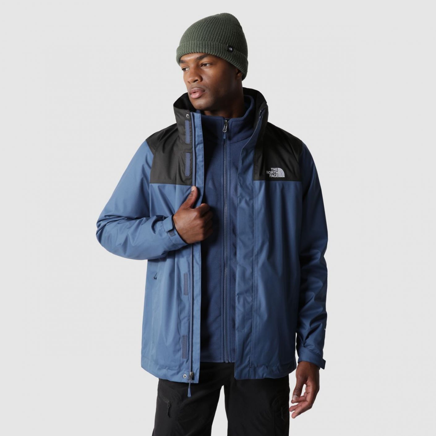 The North Face Evolve II Triclimate Jacket Shady Blue/TNF Black