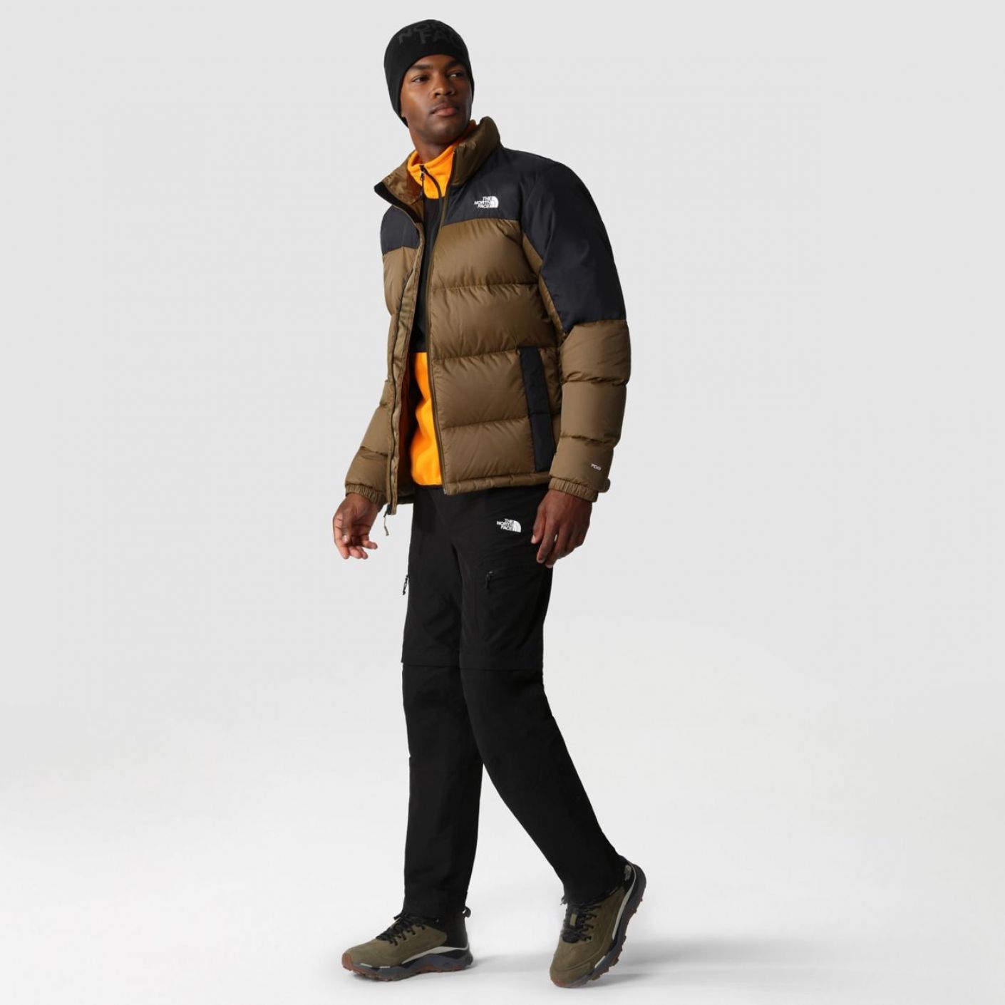 The North Face Diablo Down Men's Jacket Military Olive/TNF Black