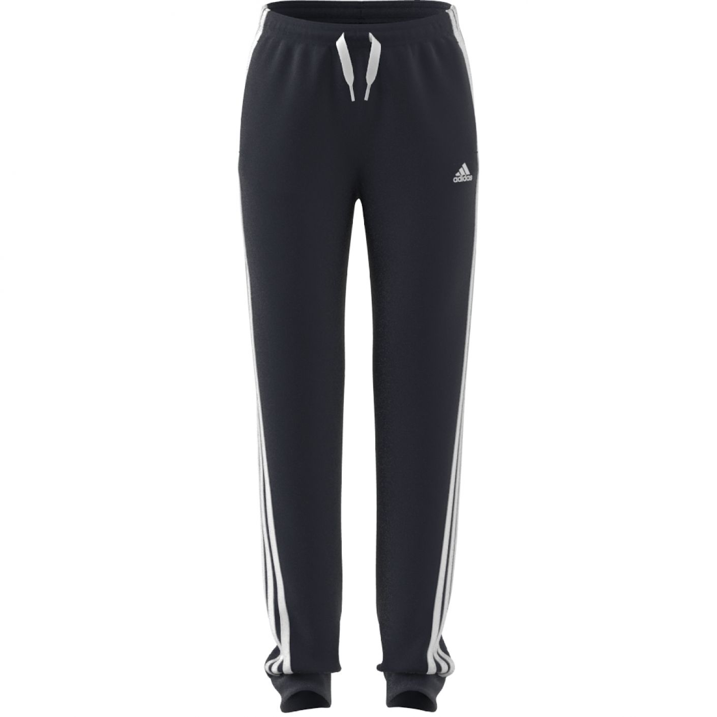 Adidas Pantaloni Essentials 3-Stripes French Terry Neri da Bambina